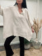 Bluse i Hør – Oversize - VIAMAJA.DK