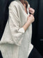 Bluse i Hør – Oversize - VIAMAJA.DK
