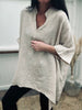 Bluse i Lin – Oversize