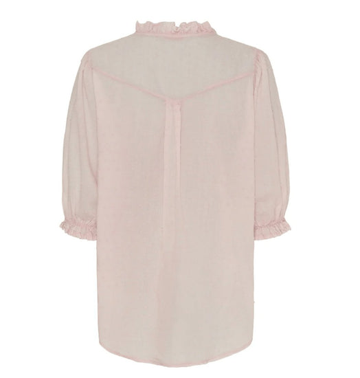 Bluse i let bomuld – Soft rose - VIAMAJA.DK