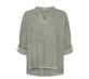 Bluse – Kaki Cold Wash - VIAMAJA.DK