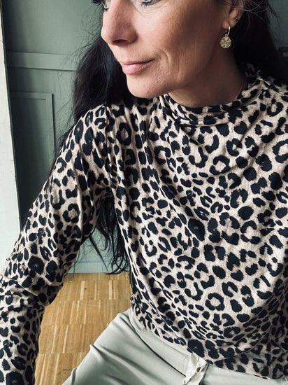 Bluse Leopard - VIAMAJA.DK