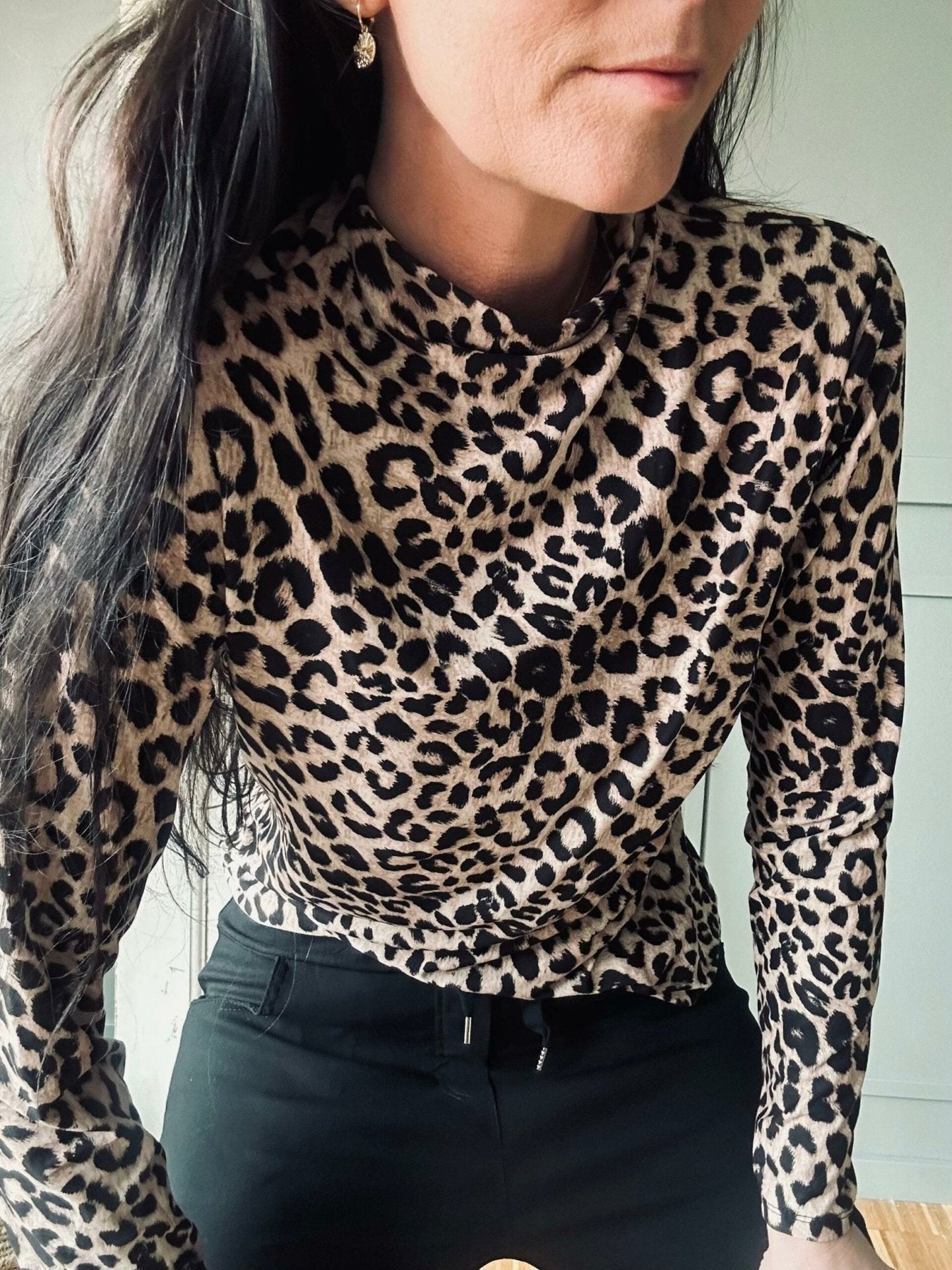Bluse Leopard - VIAMAJA.DK