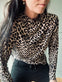 Bluse Leopard - VIAMAJA.DK