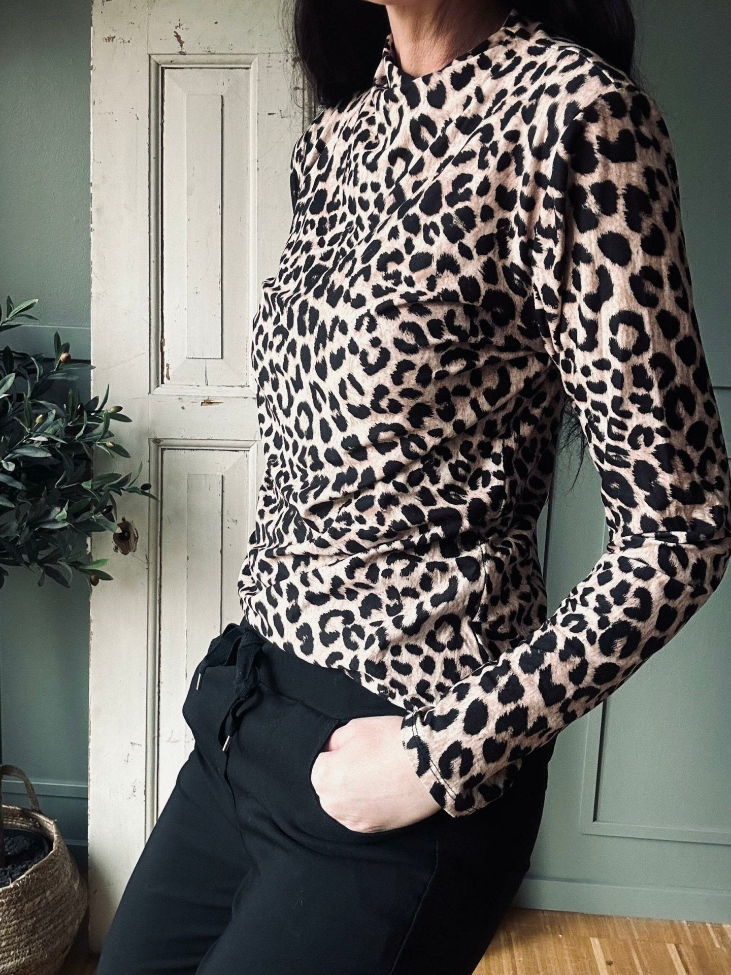 Bluse Leopard - VIAMAJA.DK