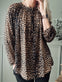 Bluse Leopard - VIAMAJA.DK