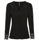 Bluse med blonde – Black - VIAMAJA.DK