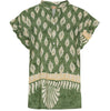 Bluse med volangkant – Green Nadia
