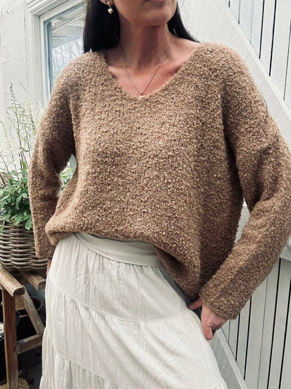 Bluse Naomi camel - VIAMAJA.DK
