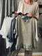 Bluse Olivia hørmix kaki - VIAMAJA.DK