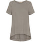 Bluse oversize hør – Fango / beige - VIAMAJA.DK