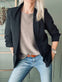 Bluse Sia Taupe – Oversize - VIAMAJA.DK