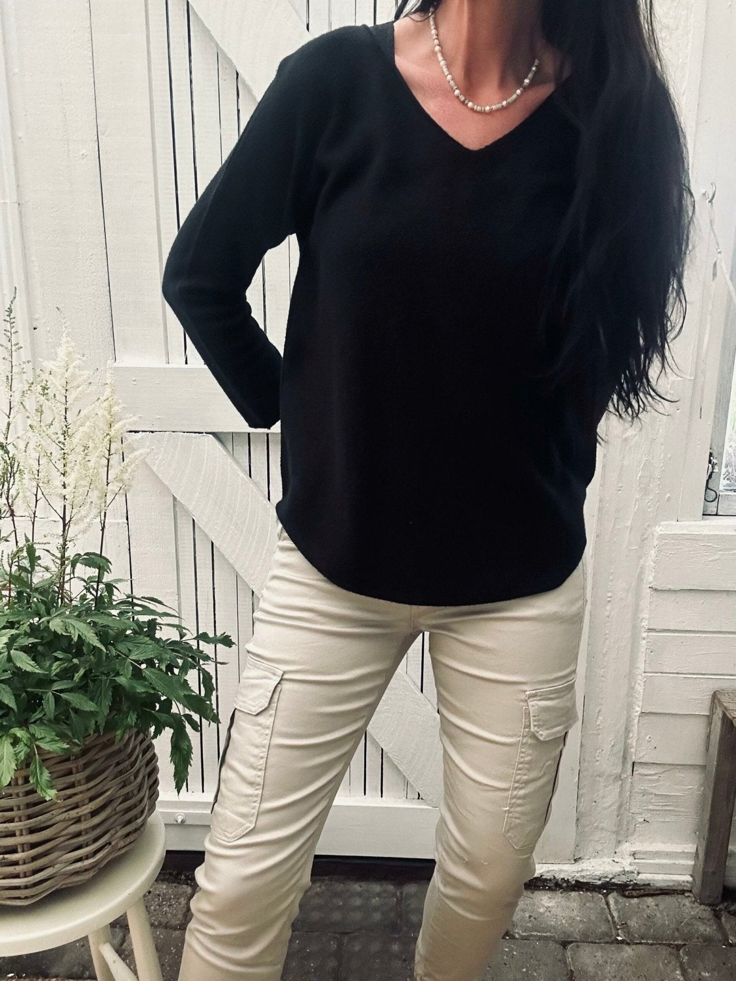 Bluse SOFT – Black - VIAMAJA.DK
