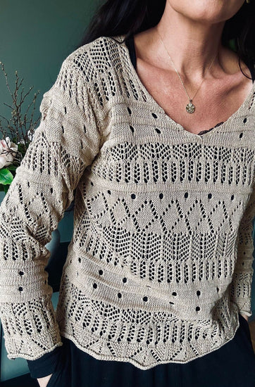 Bluse Viga Beige - VIAMAJA.DK