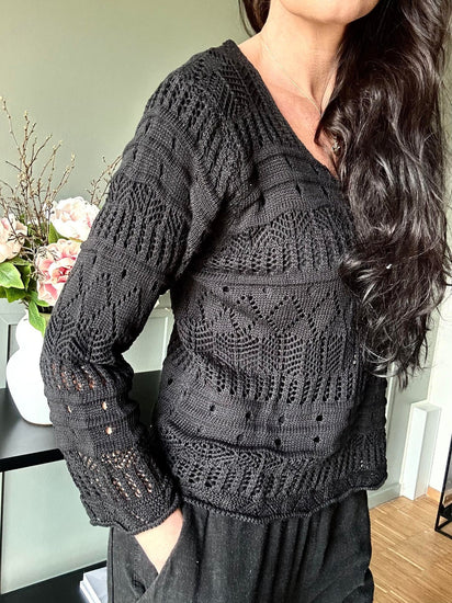 Bluse Viga Black - VIAMAJA.DK