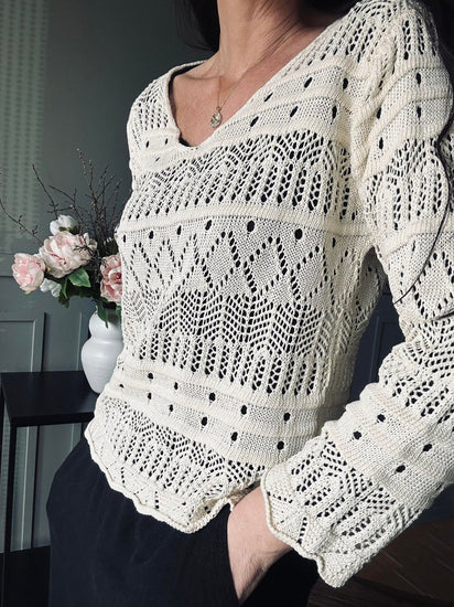 Bluse Viga Creme - VIAMAJA.DK