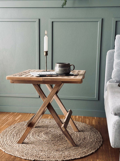 Bord i teak – Godkendt til inde og ude - VIAMAJA.DK