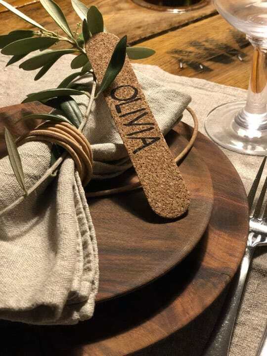 Bordkort i naturkork - 12 stk - VIAMAJA