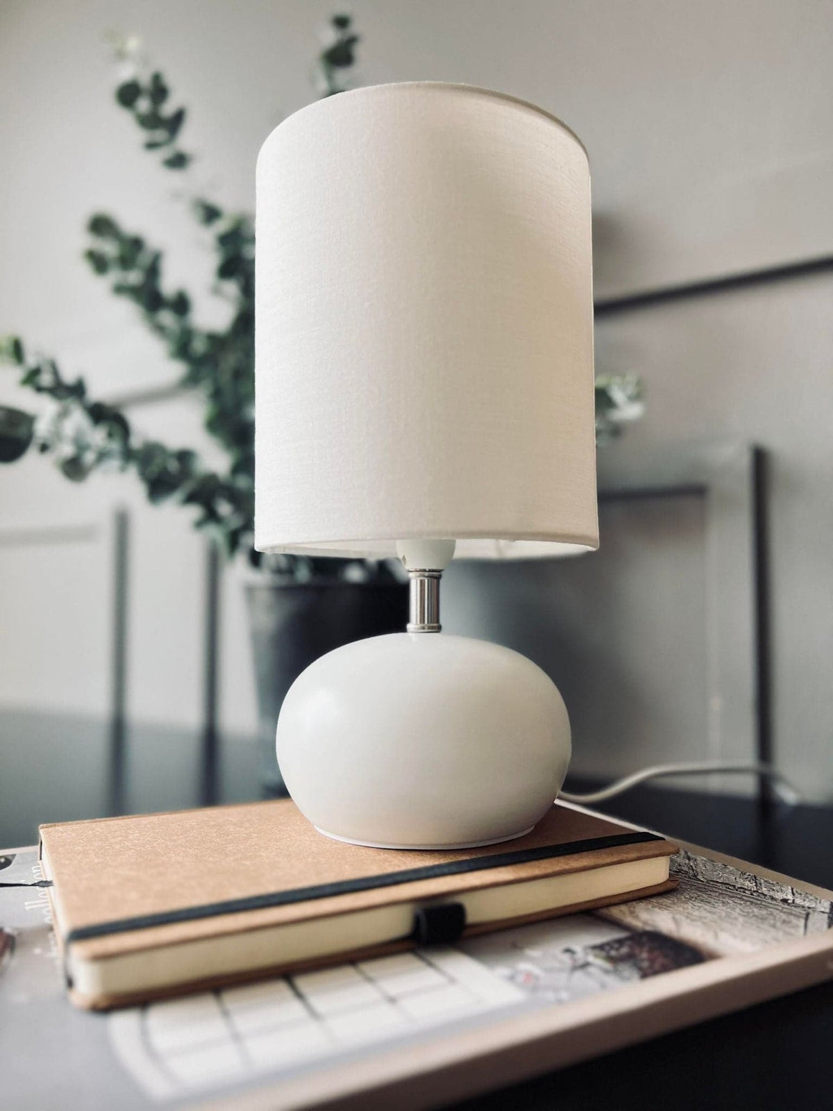 Bordlampe ink skærm - Hvid - VIAMAJA.DK