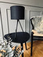 Bordlampe - Sort på ben - VIAMAJA.DK