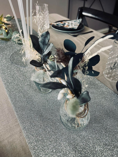 Bordløber Glitter - 250cm - VIAMAJA.DK