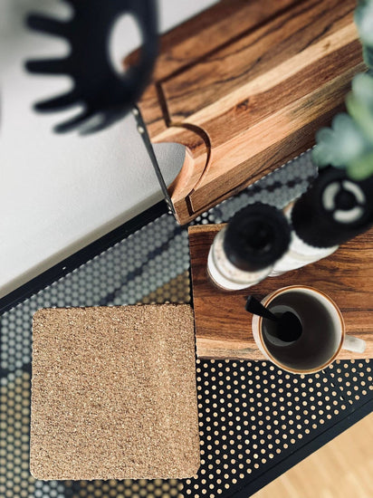 Bordskåner - kork 3 stk - VIAMAJA.DK