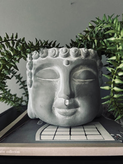 Buddha potte - Lys stone - VIAMAJA.DK