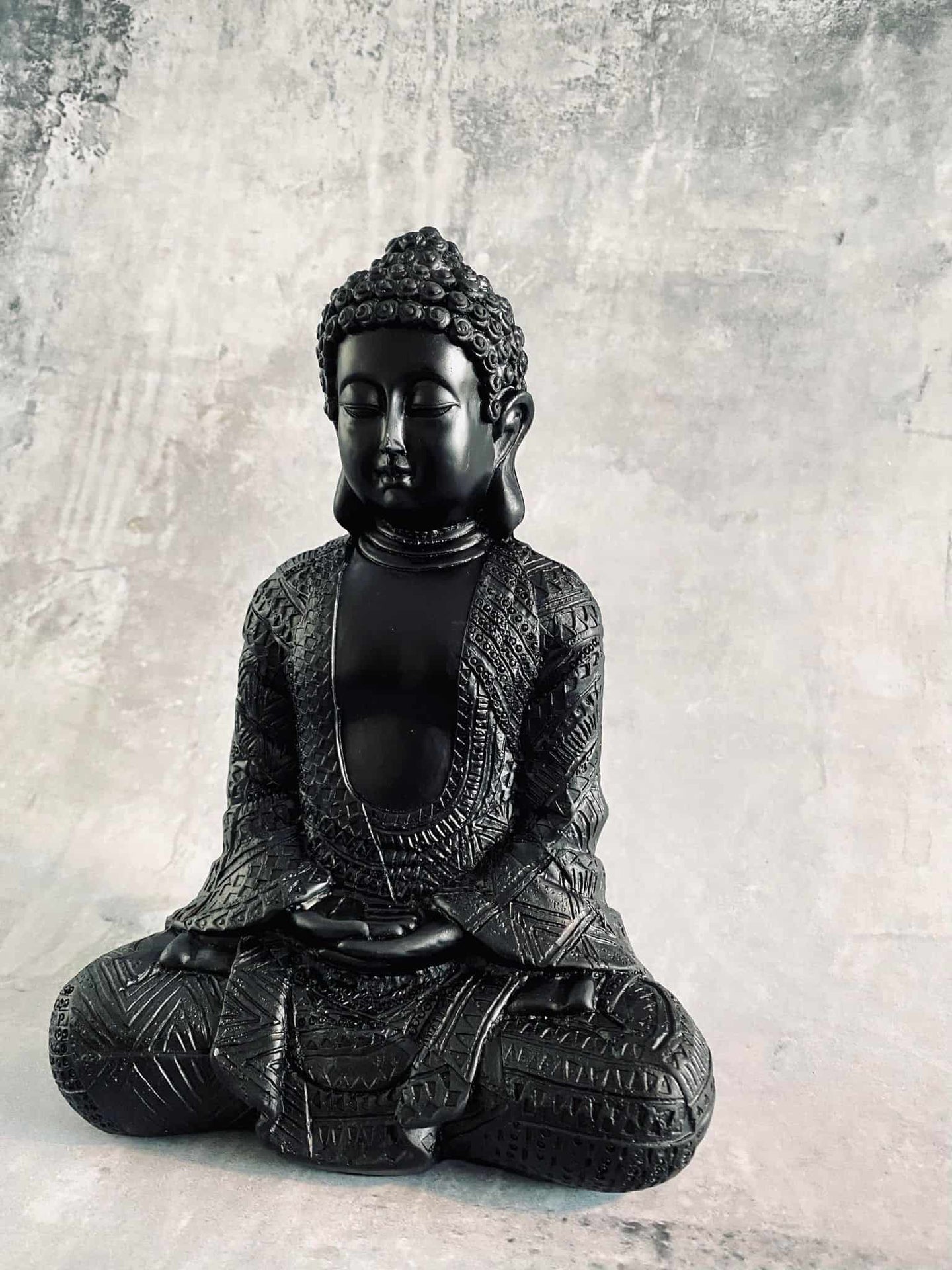 Buddha sort - VIAMAJA.DK