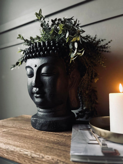Buddha - Stor potte til blomster - VIAMAJA.DK