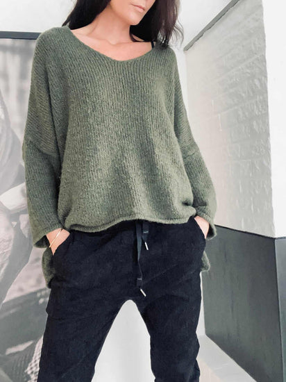 Bukser COMFY - Sort fløjl - One Size - VIAMAJA.DK