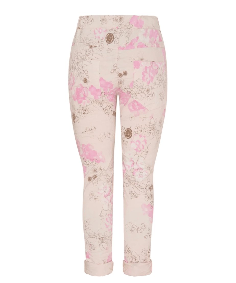 Bukser FLOWER Rose - VIAMAJA.DK