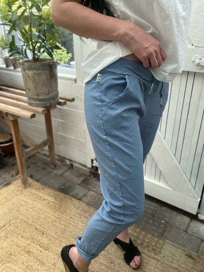 Bukser m. stretch - Blue plus onesize 40 - 48 - VIAMAJA.DK