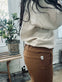 Bukser m. stretch - Camel plus onesize 40 - 48 - VIAMAJA.DK