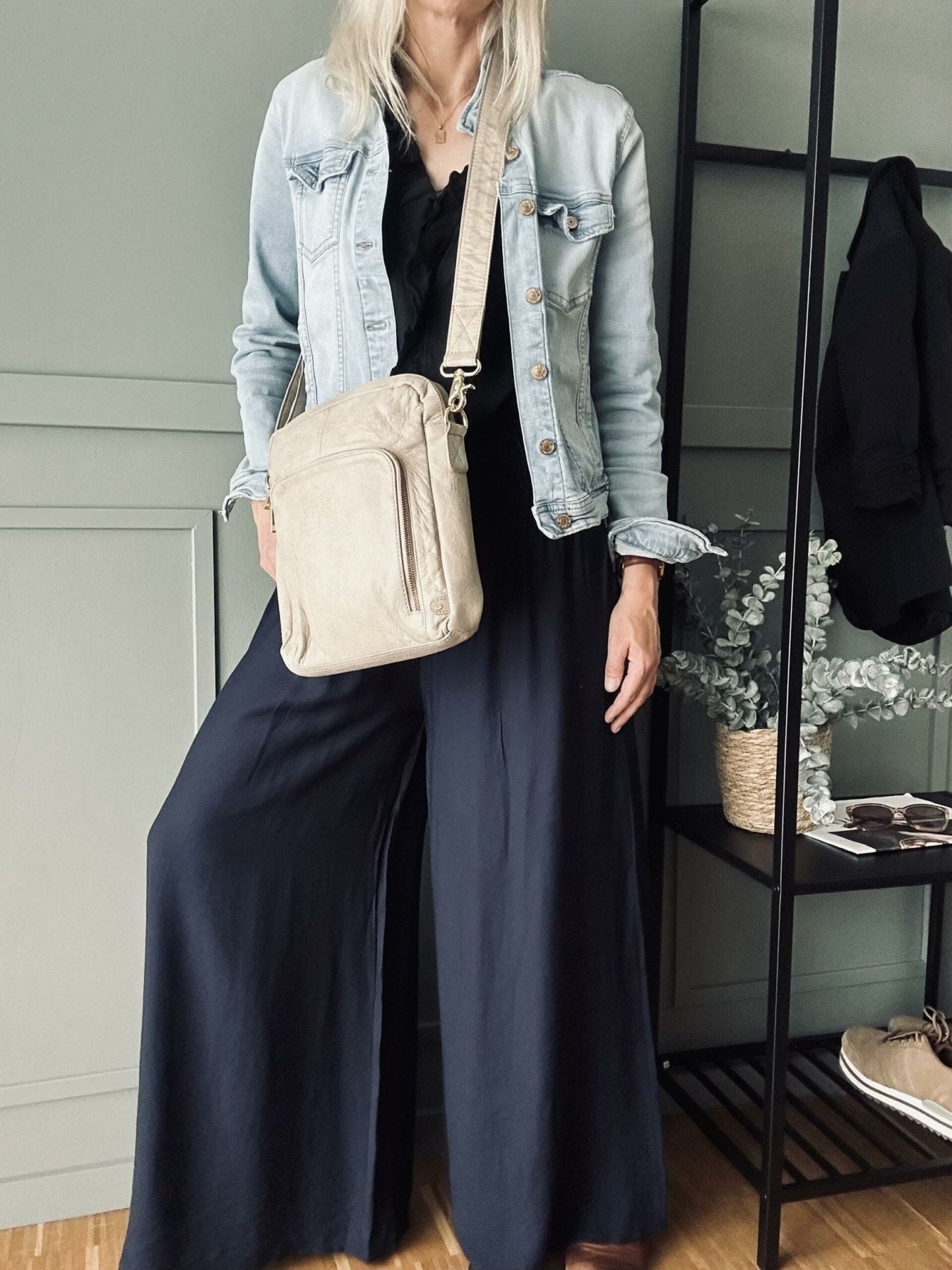 Bukser med smock – Navy - VIAMAJA.DK