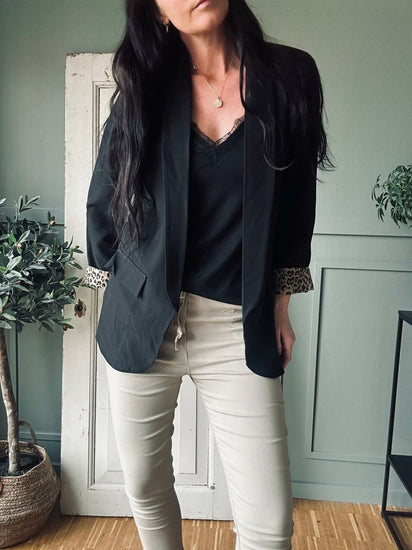 Bukser med stretch – Beige - VIAMAJA.DK