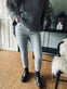 Bukser med stretch – Grey - VIAMAJA