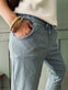 Bukser soft jeans med strib - VIAMAJA.DK