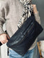 Bumbag Big Leather - Black - VIAMAJA.DK