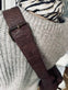 Bumbag Big Leather - Dark cognac - VIAMAJA.DK