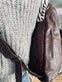 Bumbag Big Leather - Dark cognac - VIAMAJA.DK