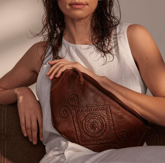 Bumbag Boheme Brandy – Handmade - VIAMAJA.DK