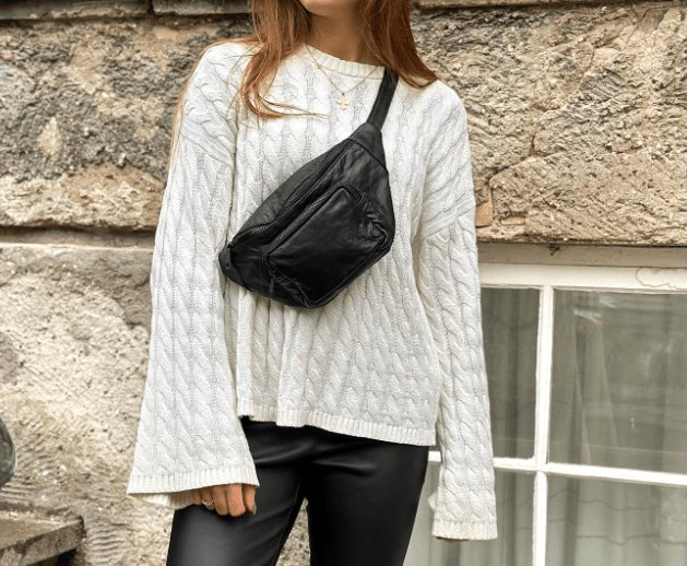 Bumbag Classy BLACK - VIAMAJA.DK
