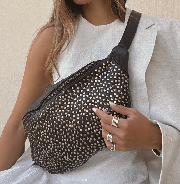Bumbag Deluxe med nitter - VIAMAJA.DK