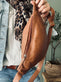 Bumbag Ella dark cognac - VIAMAJA.DK
