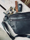 Bumbag Faustine black - blød lammeskind - VIAMAJA.DK