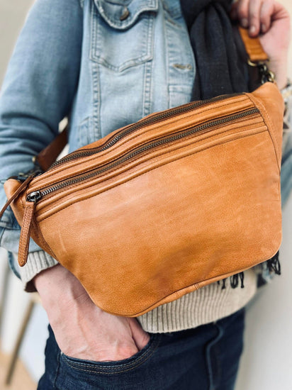 Bumbag Fello Cognac - VIAMAJA.DK