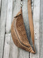 Bumbag flettet læder - Nature - VIAMAJA.DK