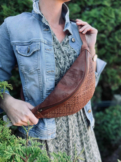 Bumbag HOLLY Flet - Walnut - VIAMAJA.DK