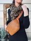 Bumbag KATIE flet - Cognac - VIAMAJA.DK