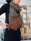 Bumbag KATIE flet - Dark cognac - VIAMAJA.DK